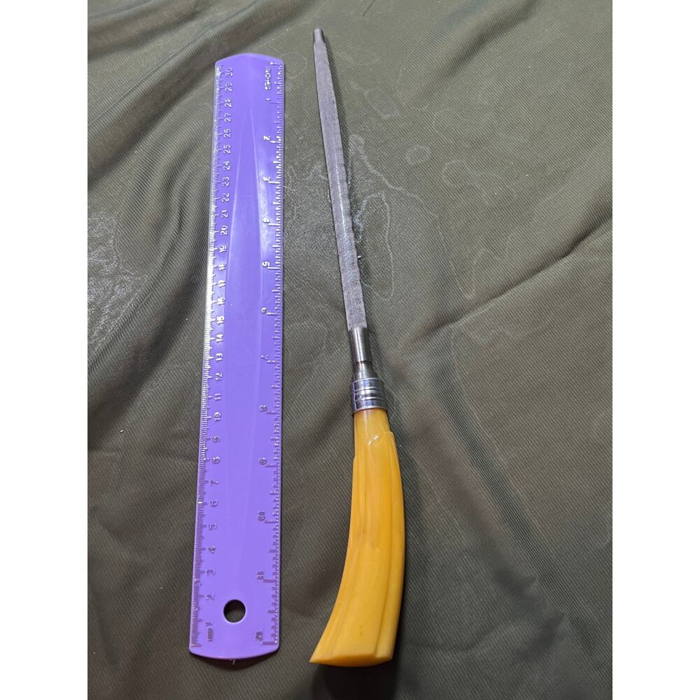 Vintage Bakelite Handle Knife Sharpener/Honing Steel